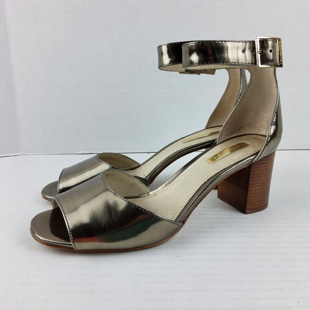 Louise Et Cie Women's Lo-Karisa Metallic Bronze Heels Sandals Size 7.5M - Picture 4 of 8